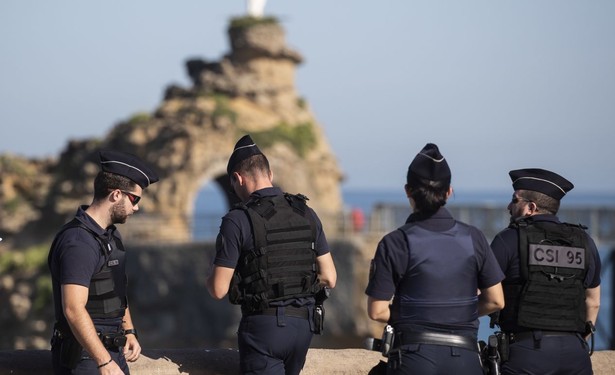 Policjanci i żandarmi w Biarritz