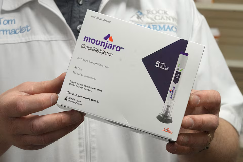 Aspen distributes Mounjaro in South Africa and is preparing a separate generic semaglutide medicine. REUTERS/George Frey