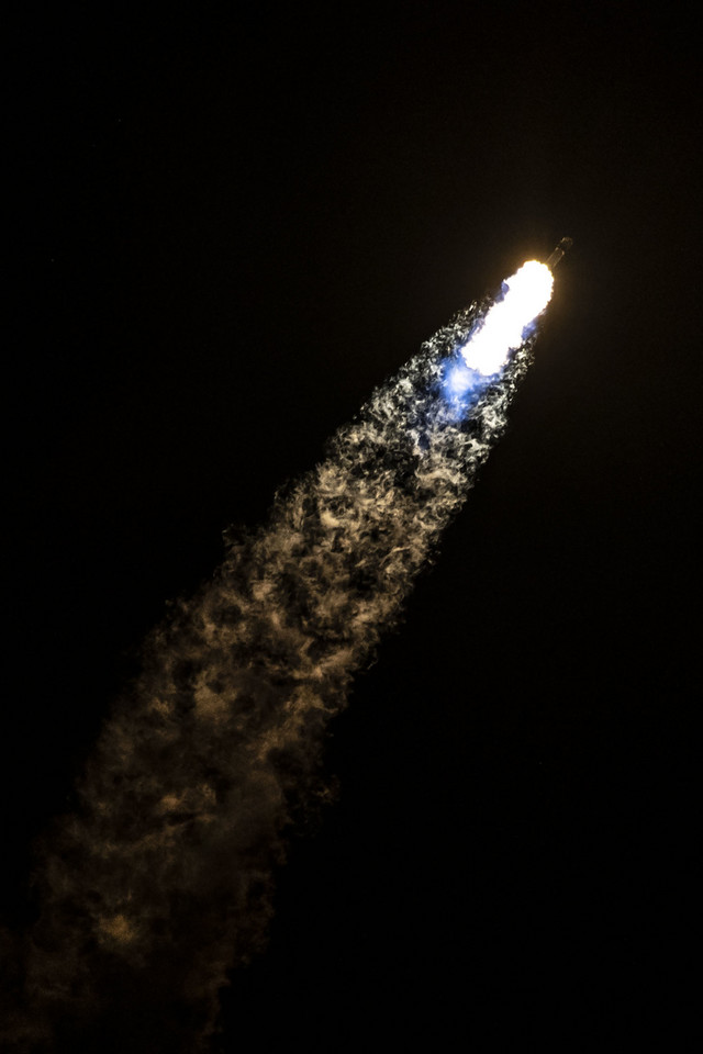 NASA SpaceX Crew-2 - zdjęcie ze startu misji