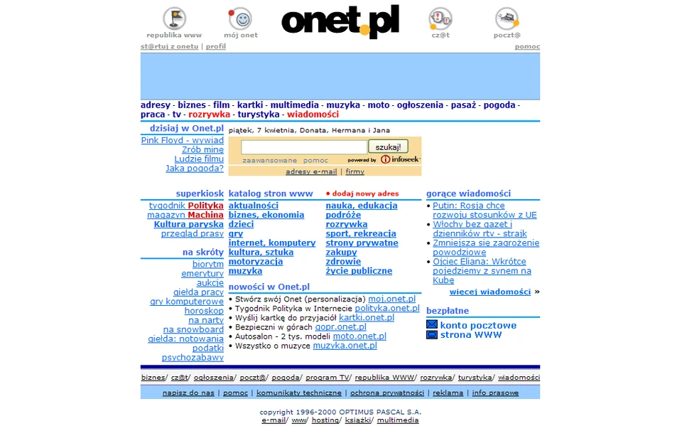 Zobacz Jak Przez 15 Lat Zmienial Sie Onet Wiadomosci