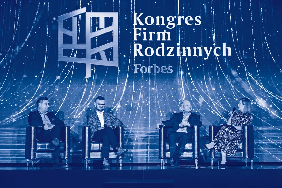 Z Magdaleną Lemańską, dziennikarką „Forbesa”, o otoczeniu prawnym firm rodzinnych mówili Henryk Orfinger, wiceprezes Grupy Dr Irena Eris, Marcin Ochnik, prezes zarządu Ochnik, i Piotr Grabowski z kancelarii Grabowski i Wspólnicy.