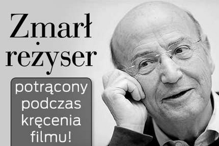 Zmarł znany reżyser. Motor potrącił go podczas kręcenia filmu!