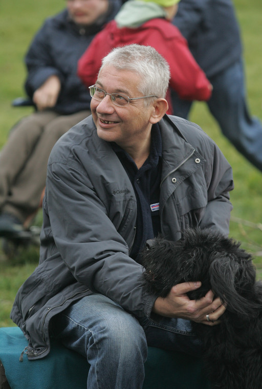 Ludwik Dorn i Saba w październiku 2007 r.