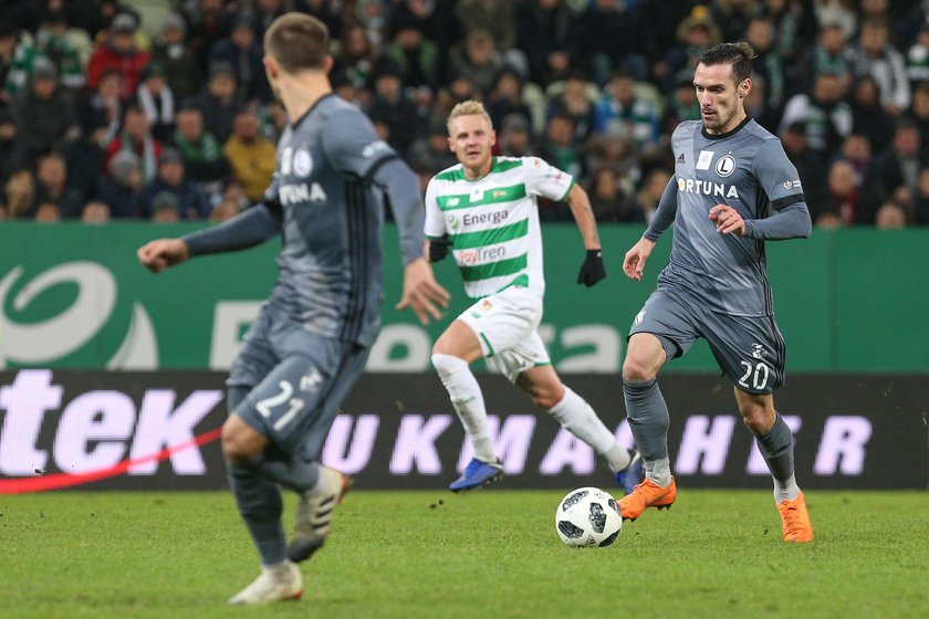 Pilka nozna. Ekstraklasa. Lechia Gdansk - Legia Warszawa. 09.12.2018