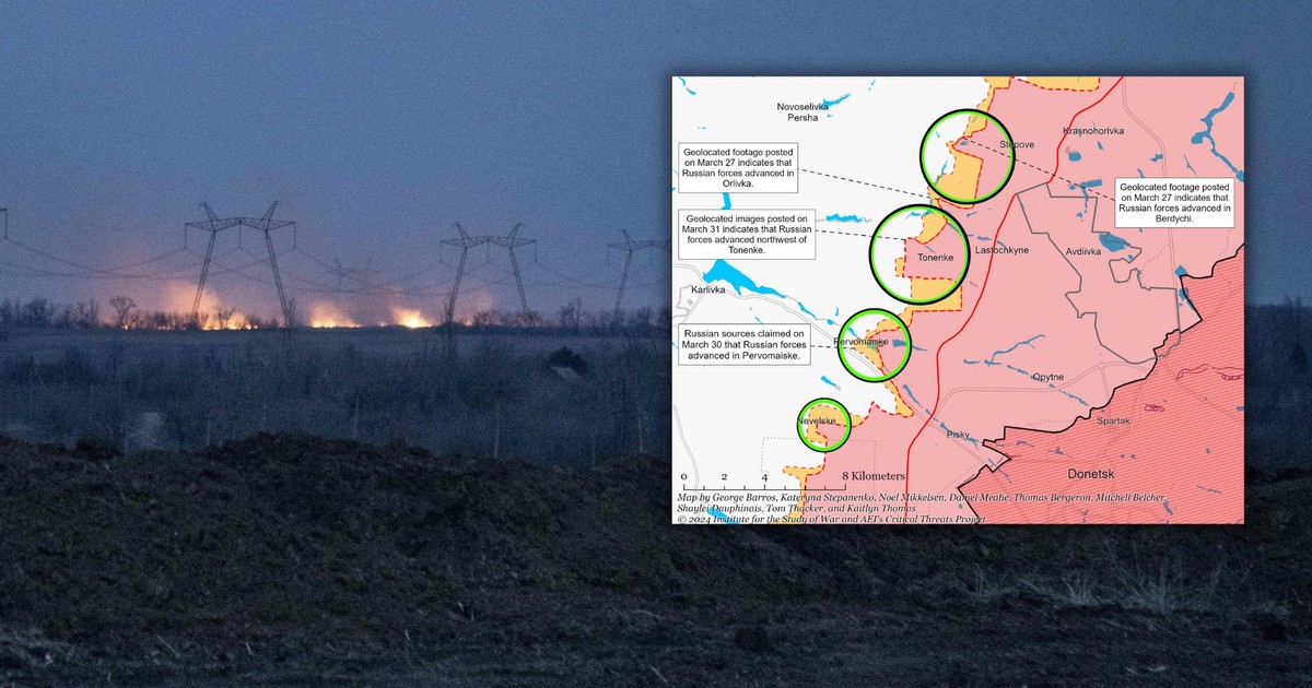 The Ukrainians maintained their defensive lines.  A major Russian attack near Avdiivka was repulsed