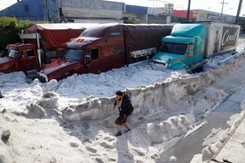Gradobicie w Meksyku sparaliżowało miasto. ZOBACZ ZDJĘCIA