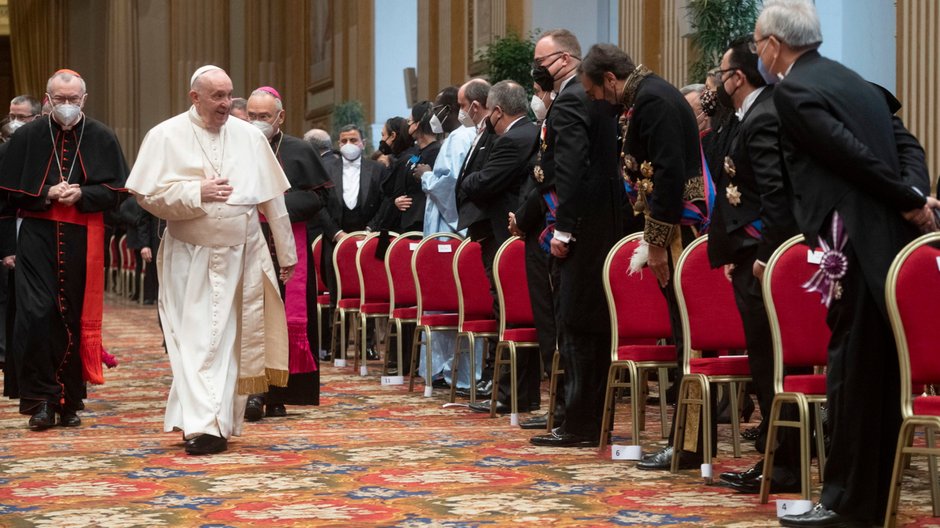 Spotkanie papieża Franciszka z Korpusem Dyplomatycznym