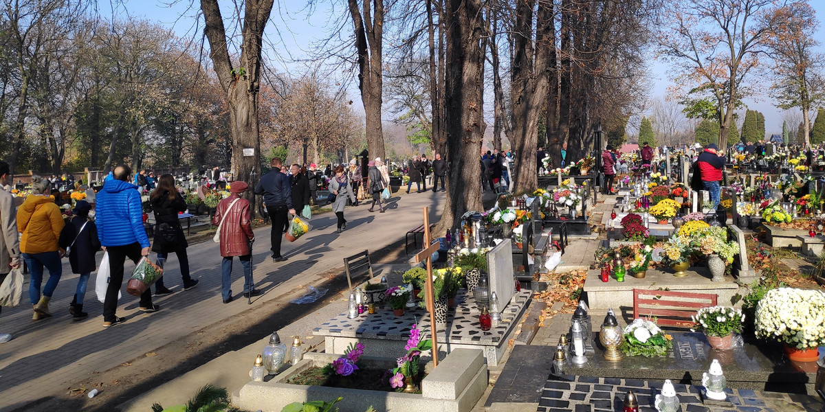 Cmentarz w Bytomiu.