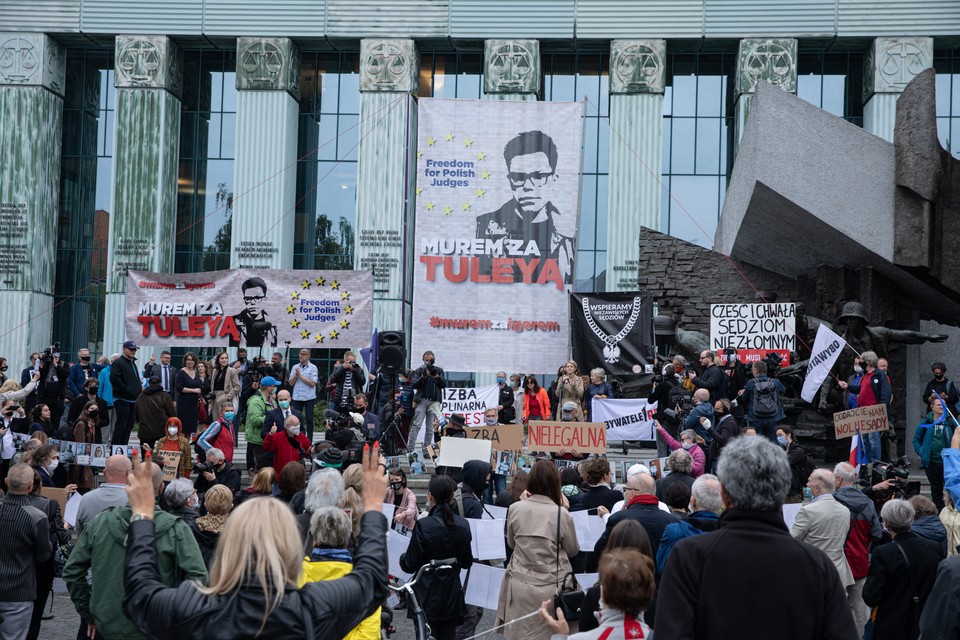 Protest przed Sądem Najwyższym