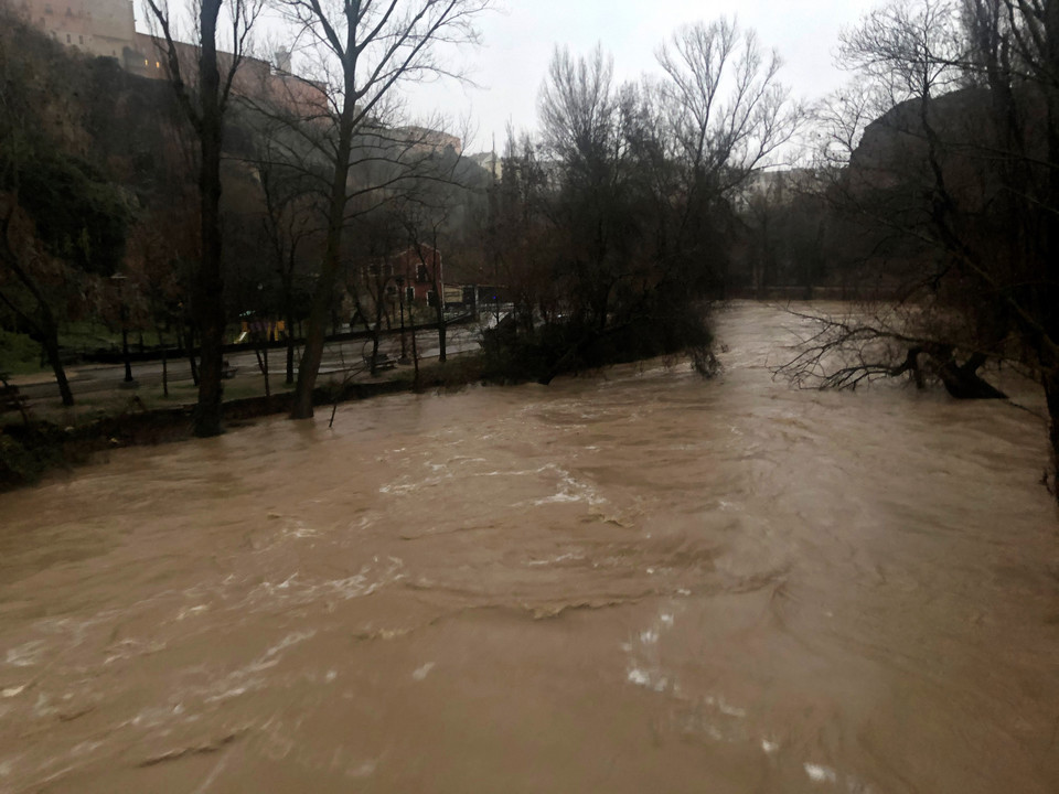 Skutki sztormów w Hiszpanii