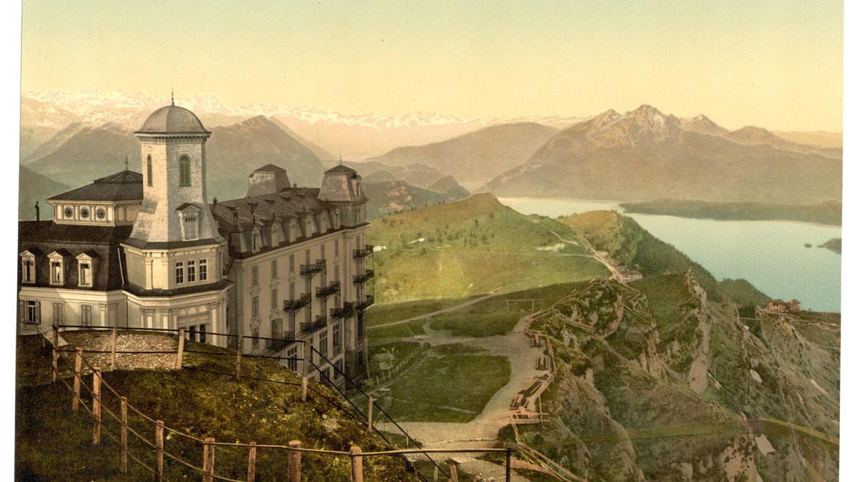 Hotel Rigi Kulm, Szwajcaria, ok. 1890-1900 r.