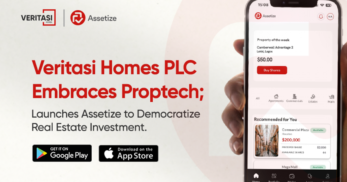 Veritasi Homes PLC paves way for fractional ownership with Assetize - Vimarsana News