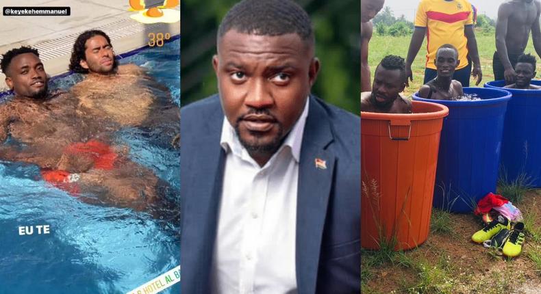‘We won the league with barrels’ – Dumelo claps back at Kotoko fan who tried to troll Hearts