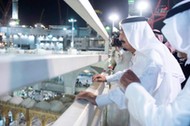 Saudi King Salman visits the Grand Mosque following crane accident 