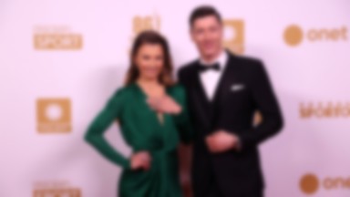 Robert Lewandowski z żoną na Gali Mistrzów Sportu. Anna Lewandowska zachwyciła kreacją