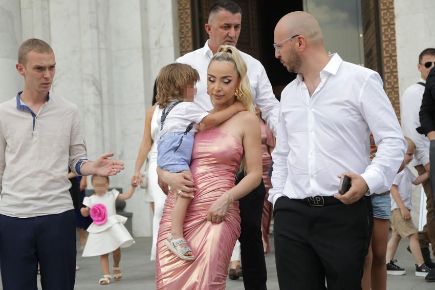 Maja Berović- krštenje sina