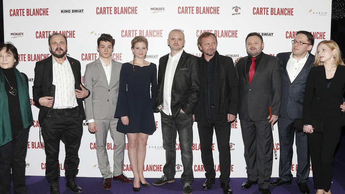 "Carte blanche": gwiazdy na uroczystej premierze
