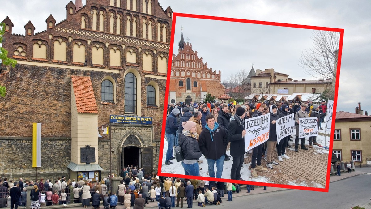 "Jaki proboszcz, taki wóz!" Chcieli wywieźć proboszcza na taczce 