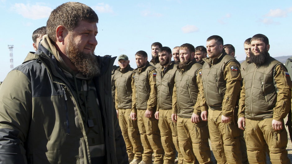 Przywódca czeczeńskich bojowników Ramzan Kadyrow