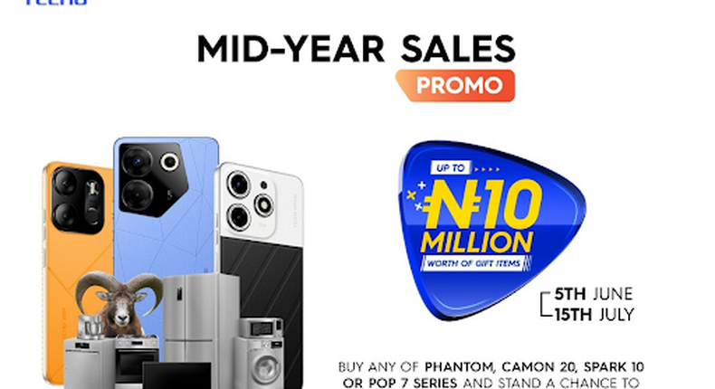 Buy these latest devices to win exciting prizes in TECNO mid-year sales promo