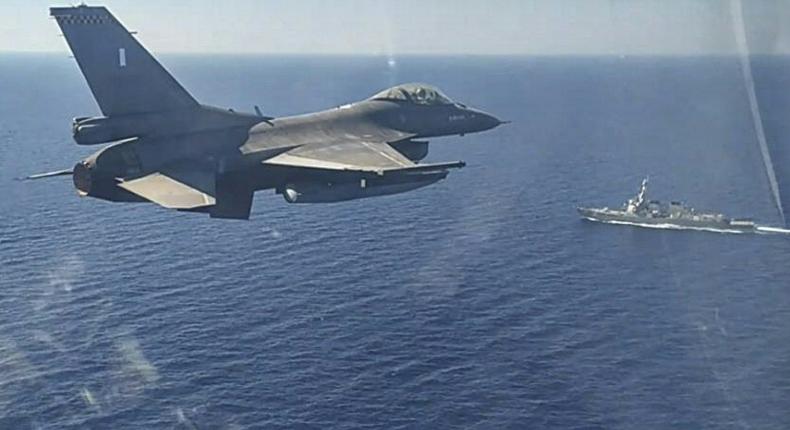 Greek Navy aircraft and ships have been manoeuvering close to their Turkish opposite numbers
