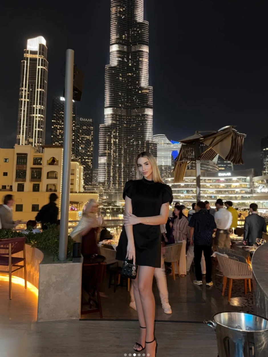 Aleksandra slavi Novu godinu u Dubaiju