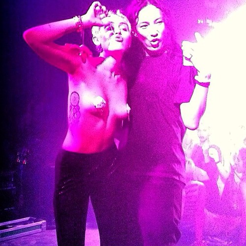 Miley Cyrus na Alexander Wang New York Fashion Week After Party