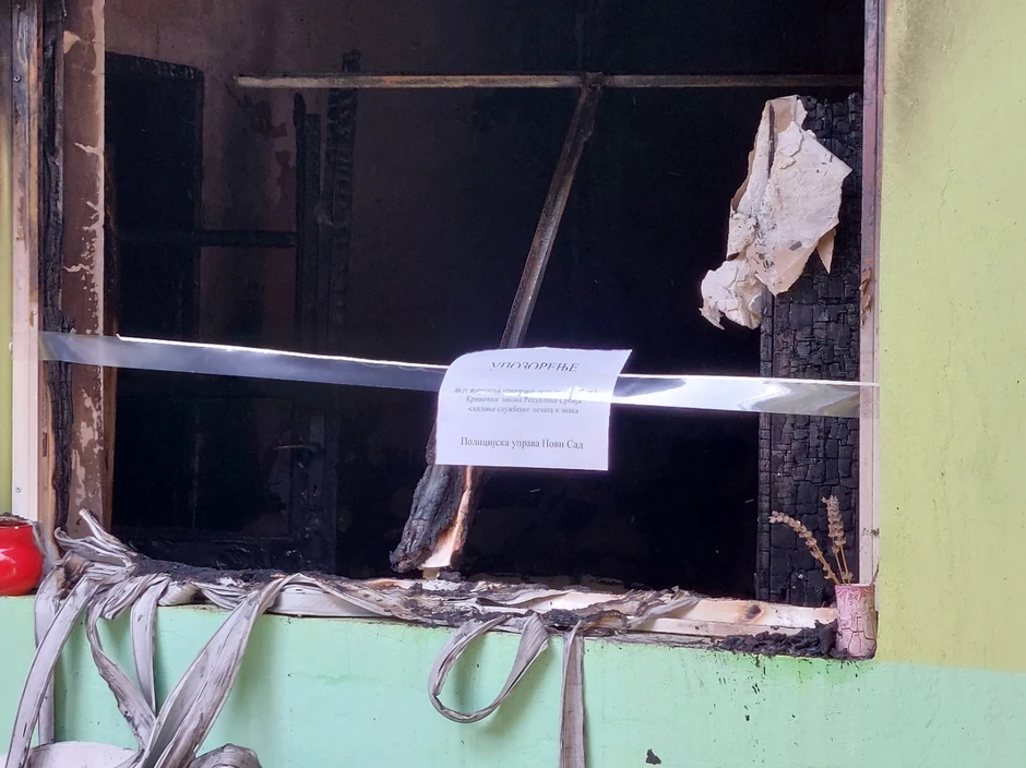 Dvorišni stan gde je izbio požar u kome je nastradala žena