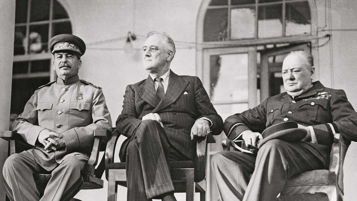 Józef Stalin, Franklin Delano Roosevelt i Winston Churchill