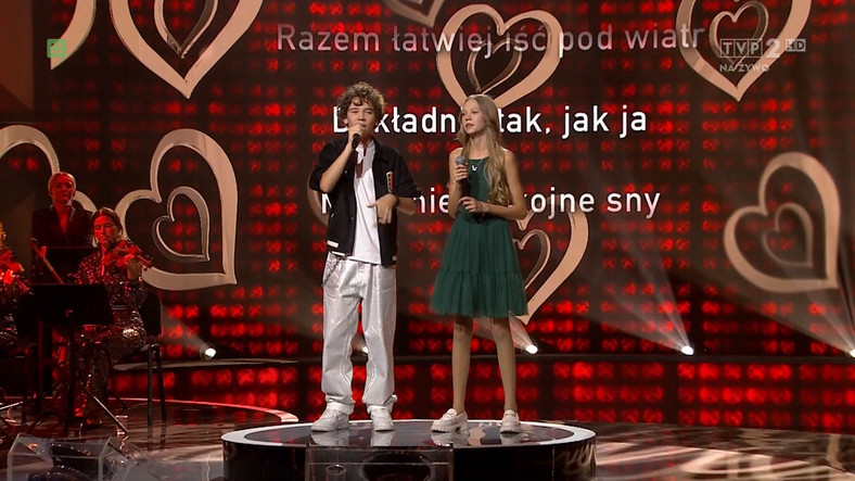 Leon Olek i Maja Krzyżewska razem na scenie