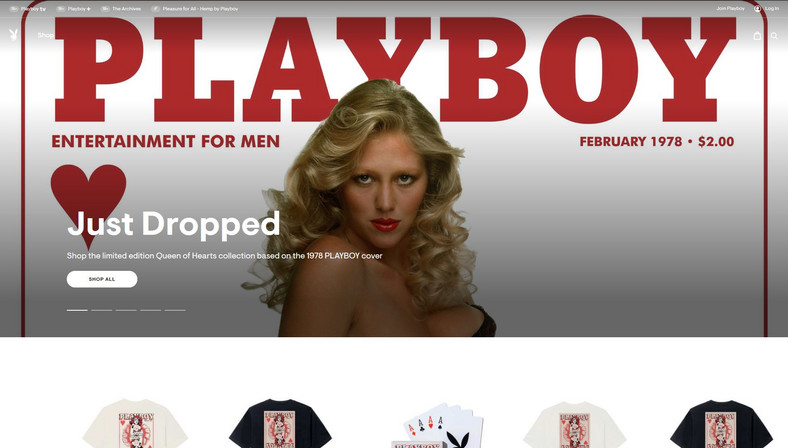 Znane strony dawniej i dziś - Playboy w 2020 roku