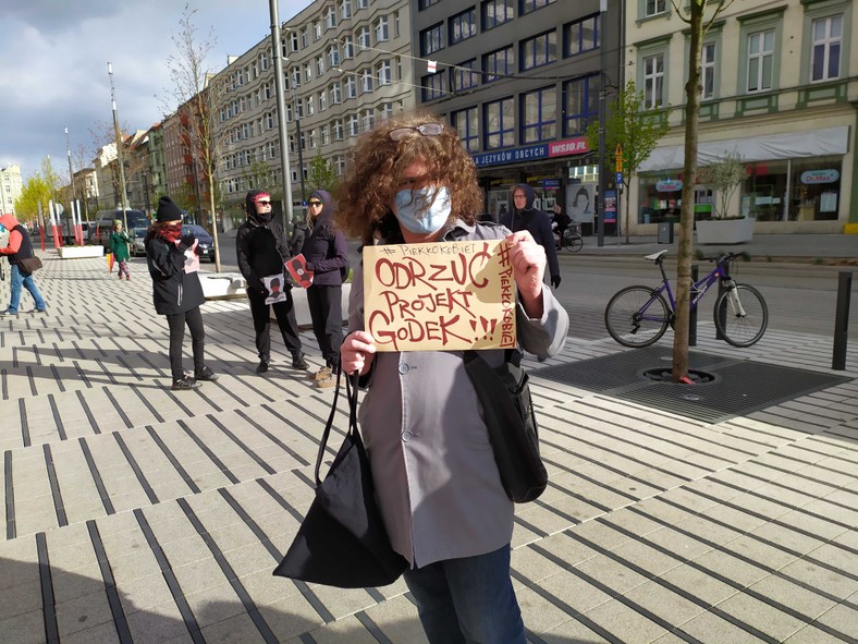 Czarny protest w Poznaniu