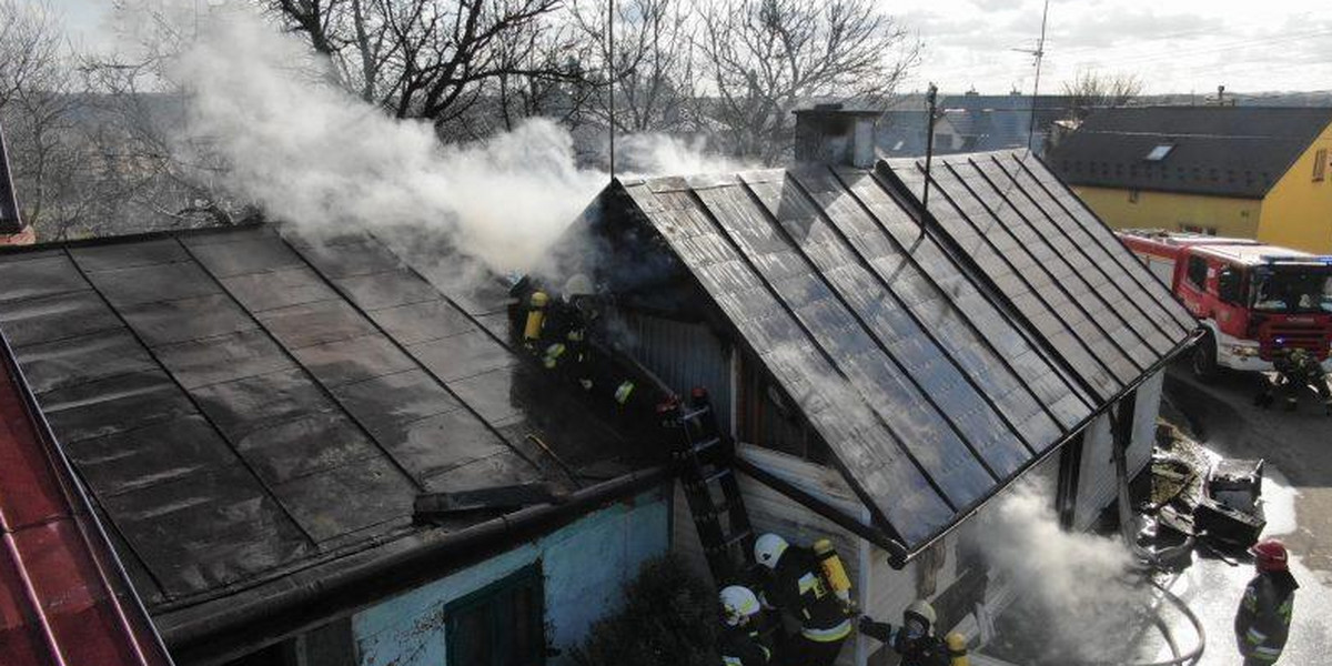 Tragiczny pożar domu w Kańczudze