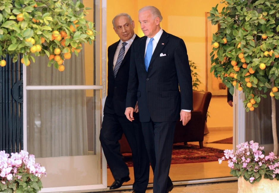 Benjamin Netanjahu i Džo Bajden u Jerusalimu 9. marta 2010.