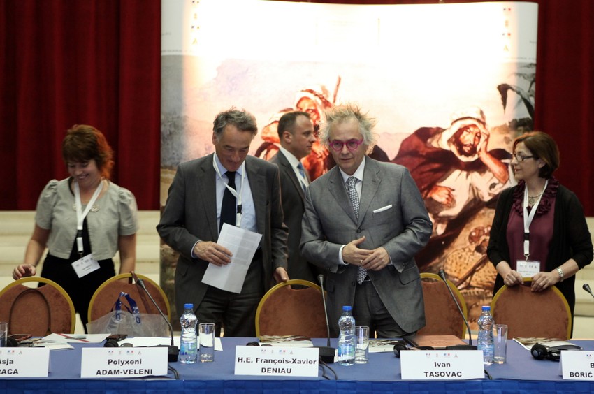 Skup: Ambasador Denio, Tasovac i direktorka Narodnog muzeja Bojana Borić Brešković