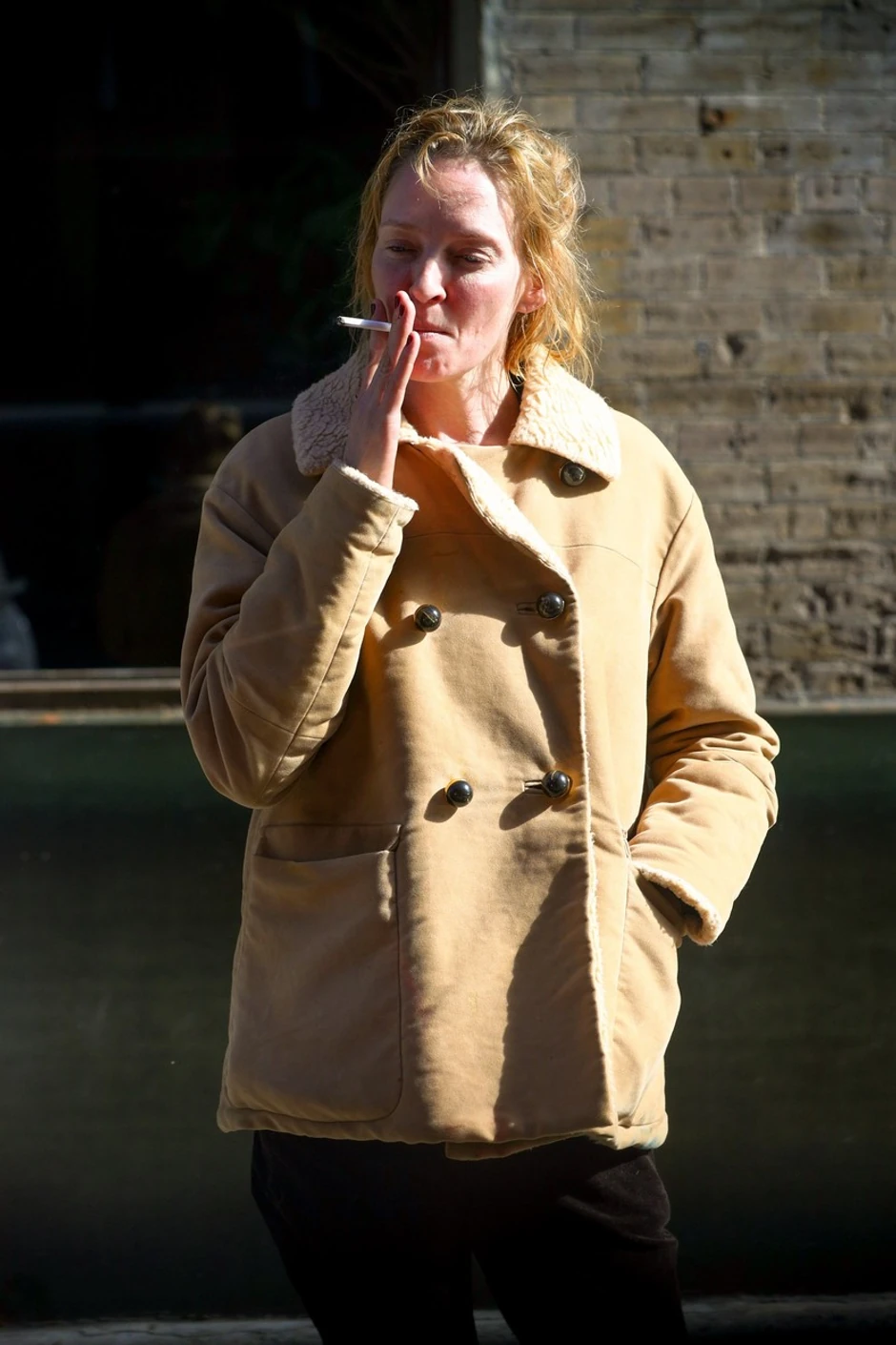 Uma Turman na ulicama Njujorka