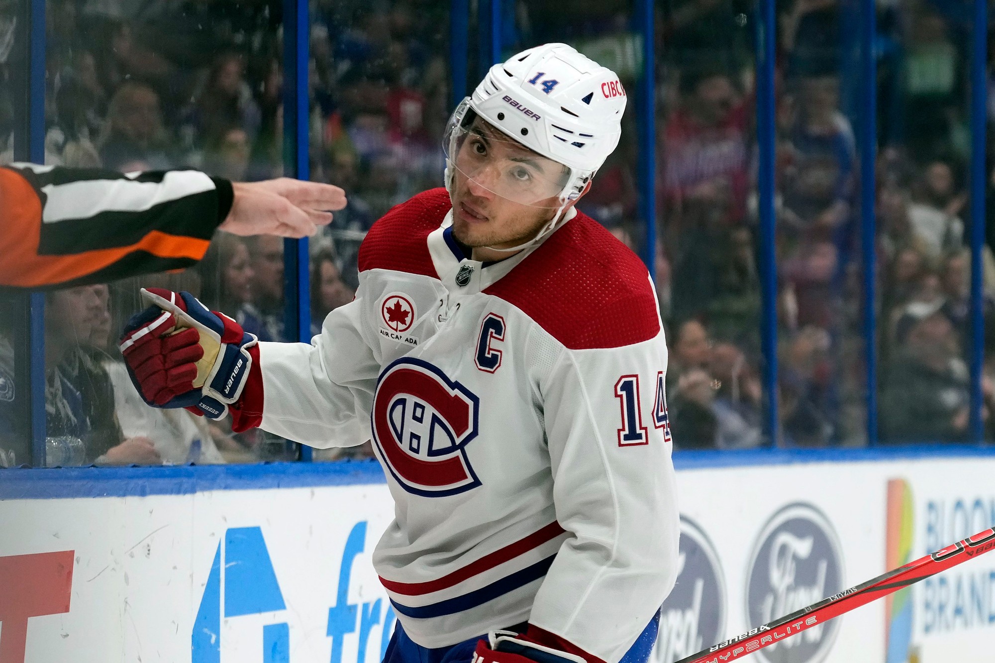 Kapitán Montrealu Canadiens Nick Suzuki.