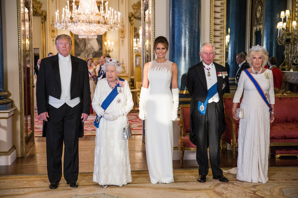 Elżbieta II i prezydenci USA: Donald Trump