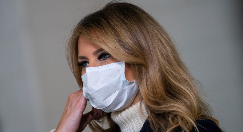 Melania Trump doesn't use George Floyd's name in her memoir.Drew Angerer/Getty Images