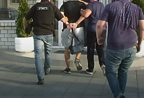 Hapšenje Dabovića u centru Beograda