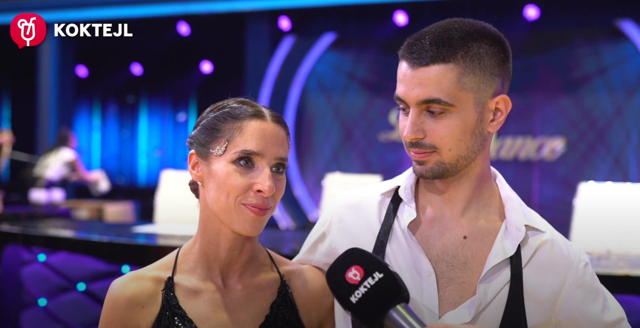 Zuzana Porubjaková a Jaroslav Ihring po finále Let's Dance.