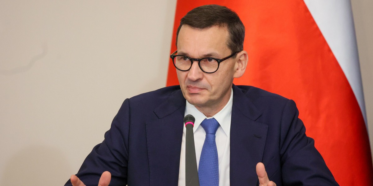 Premier Mateusz Morawiecki.