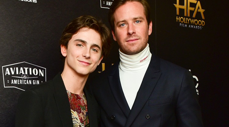 Timothée Chalamet és Armie Hammer