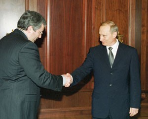 Michaił Chodorkowski i Władimir Putin