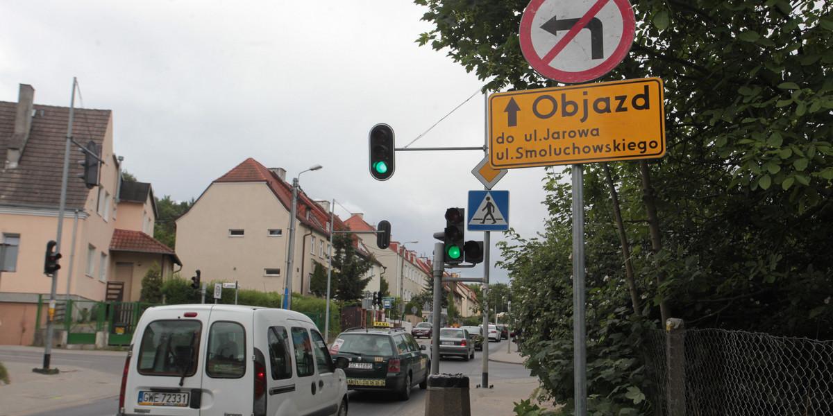 Zmiany w organizacji ruchu na ul. Sobieskiego w Gdańsku