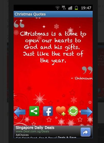 Brakuje Ci pomysłów na oryginalne życzenia świąteczne? Dzięki Aplikacji 1001 Christmas Quotes znajdziesz ciekawe teksty, które możesz rozesłać rodzinie i przyjaciołom.