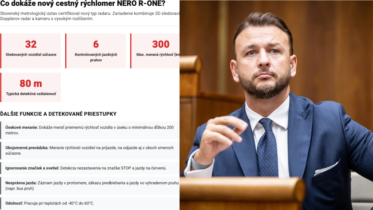 Minister vnútra Matúš Šutaj Eštok a špecifikácia nových radarov