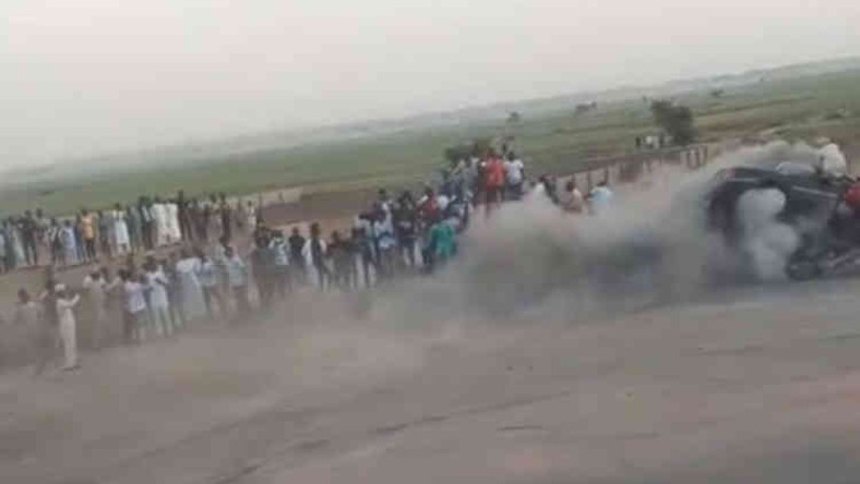A New Year celebration soon becomes a scene for panic after a car stunt went wrong.