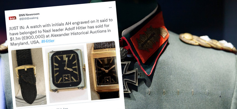 Zegarek Hitlera sprzedany za miliony. Protest środowisk żydowskich
