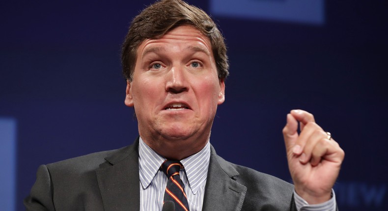 Fox News host Tucker Carlson discusses 'Populism and the Right' during the National Review Institute's Ideas Summit at the Mandarin Oriental Hotel March 29, 2019 in Washington, DC.